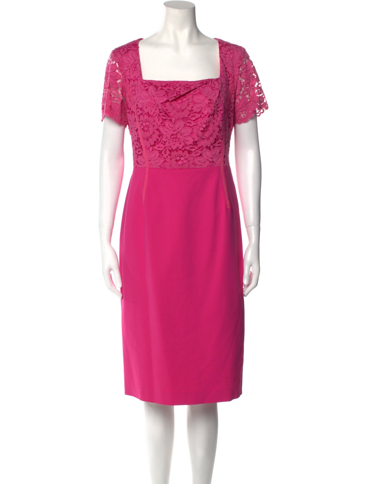 Clips Square Neckline Midi Length Dress w/ Tags