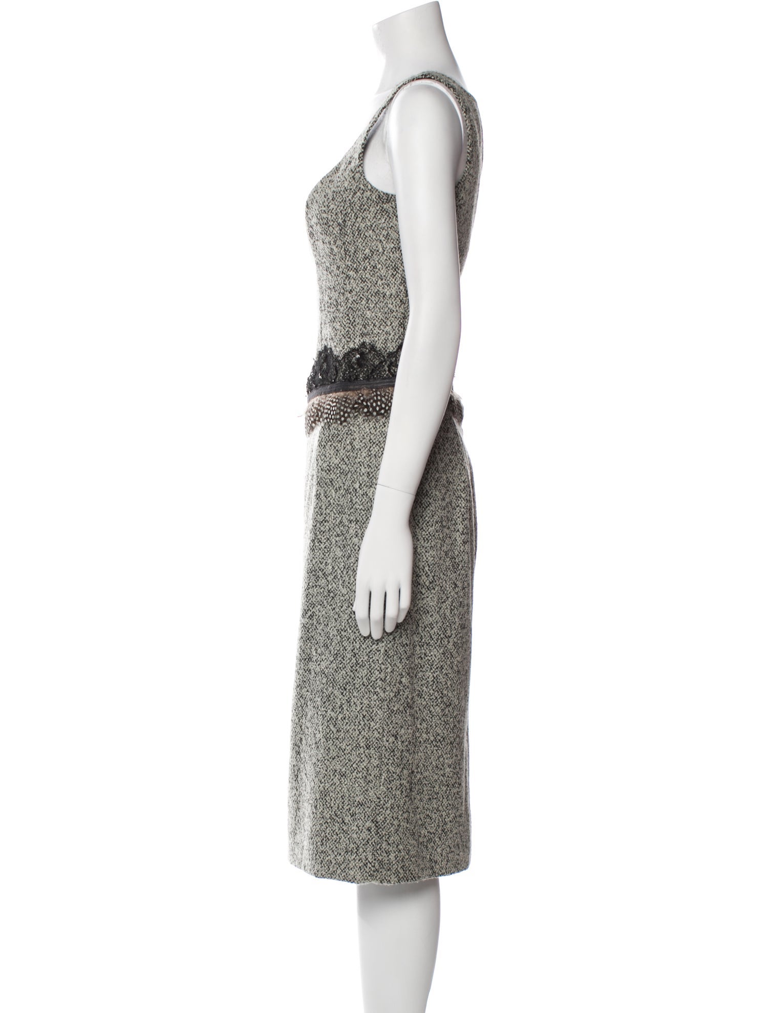 Clips Virgin Wool Printed Skirt Set