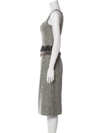 Clips Virgin Wool Printed Skirt Set