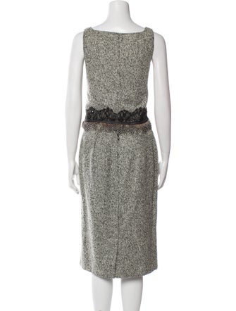 Clips Virgin Wool Printed Skirt Set