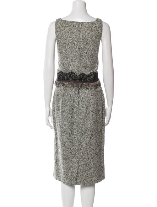 Clips Virgin Wool Printed Skirt Set