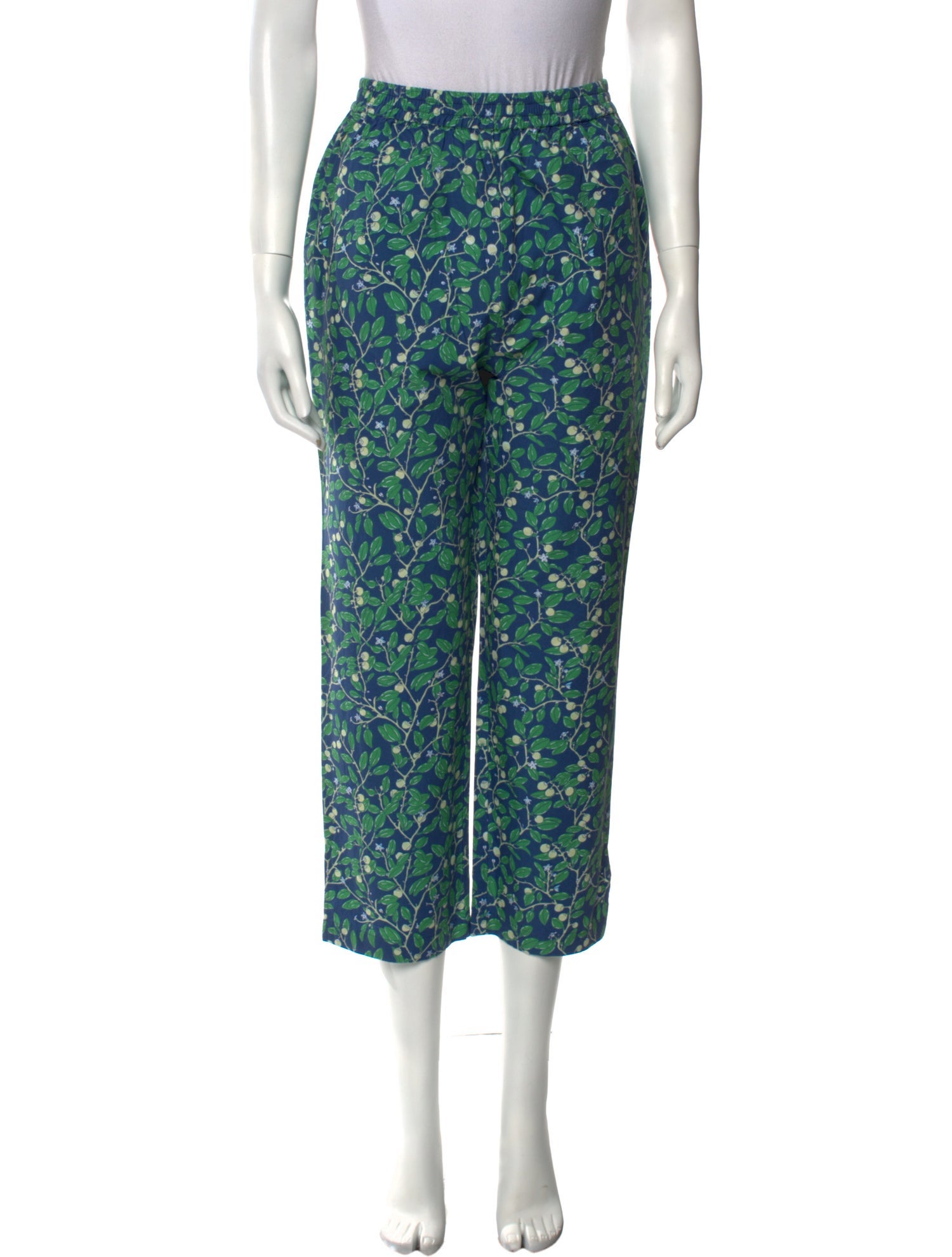 Coco Shop Floral Print Straight Leg Pants