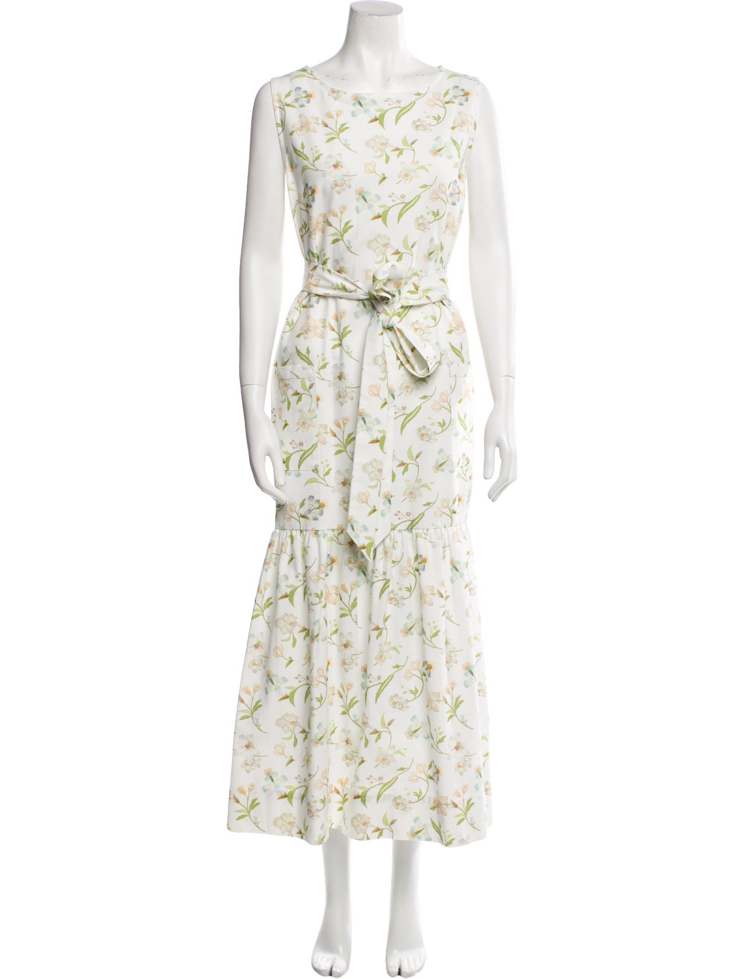 Coco Shop Floral Print Long Dress