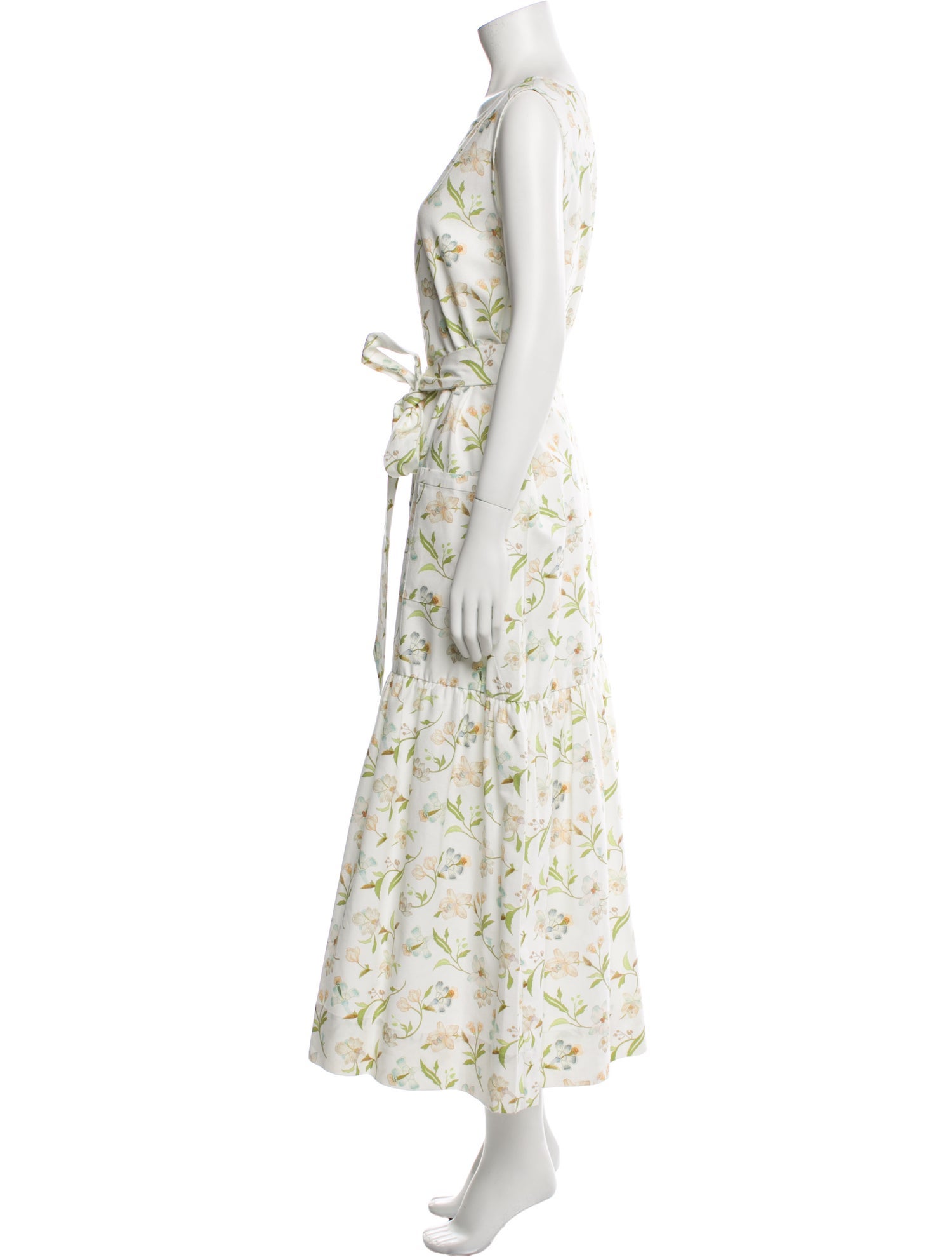 Coco Shop Floral Print Long Dress