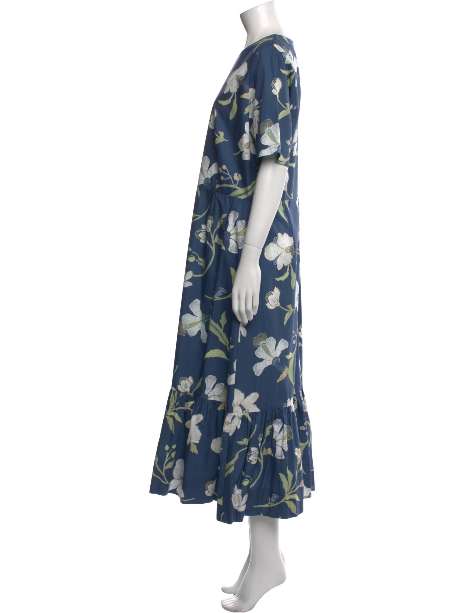 Coco Shop Floral Print Long Dress