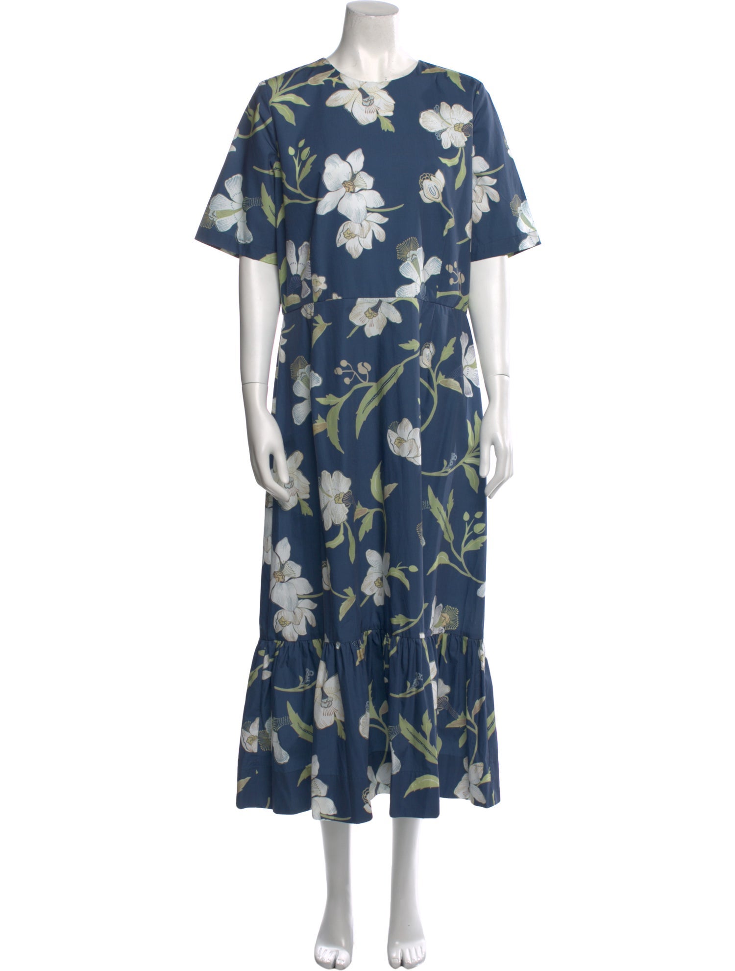 Coco Shop Floral Print Long Dress