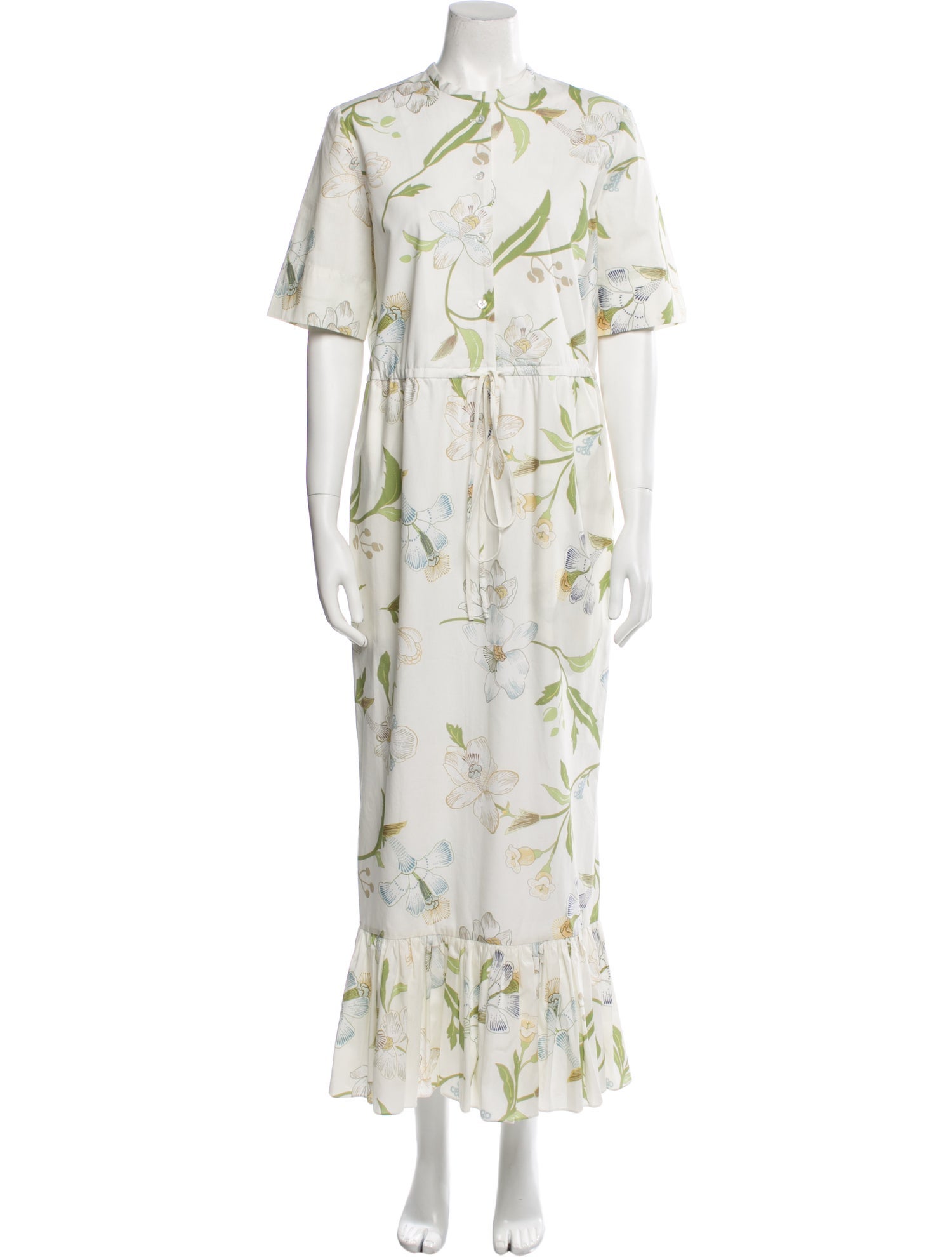 Coco Shop Floral Print Long Dress