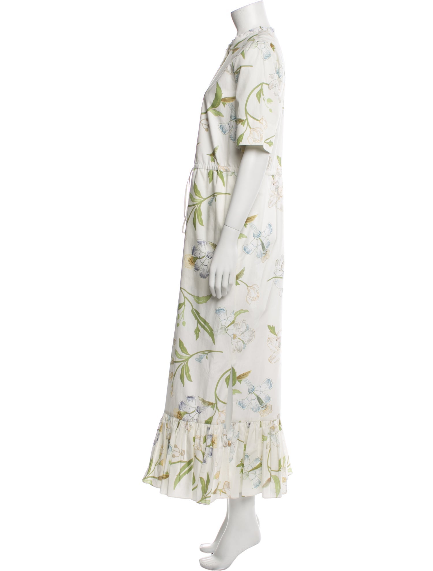 Coco Shop Floral Print Long Dress