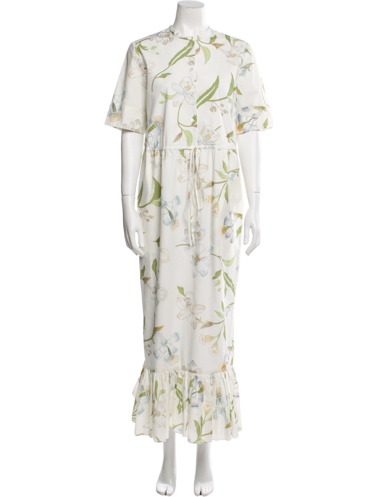 Coco Shop Floral Print Long Dress