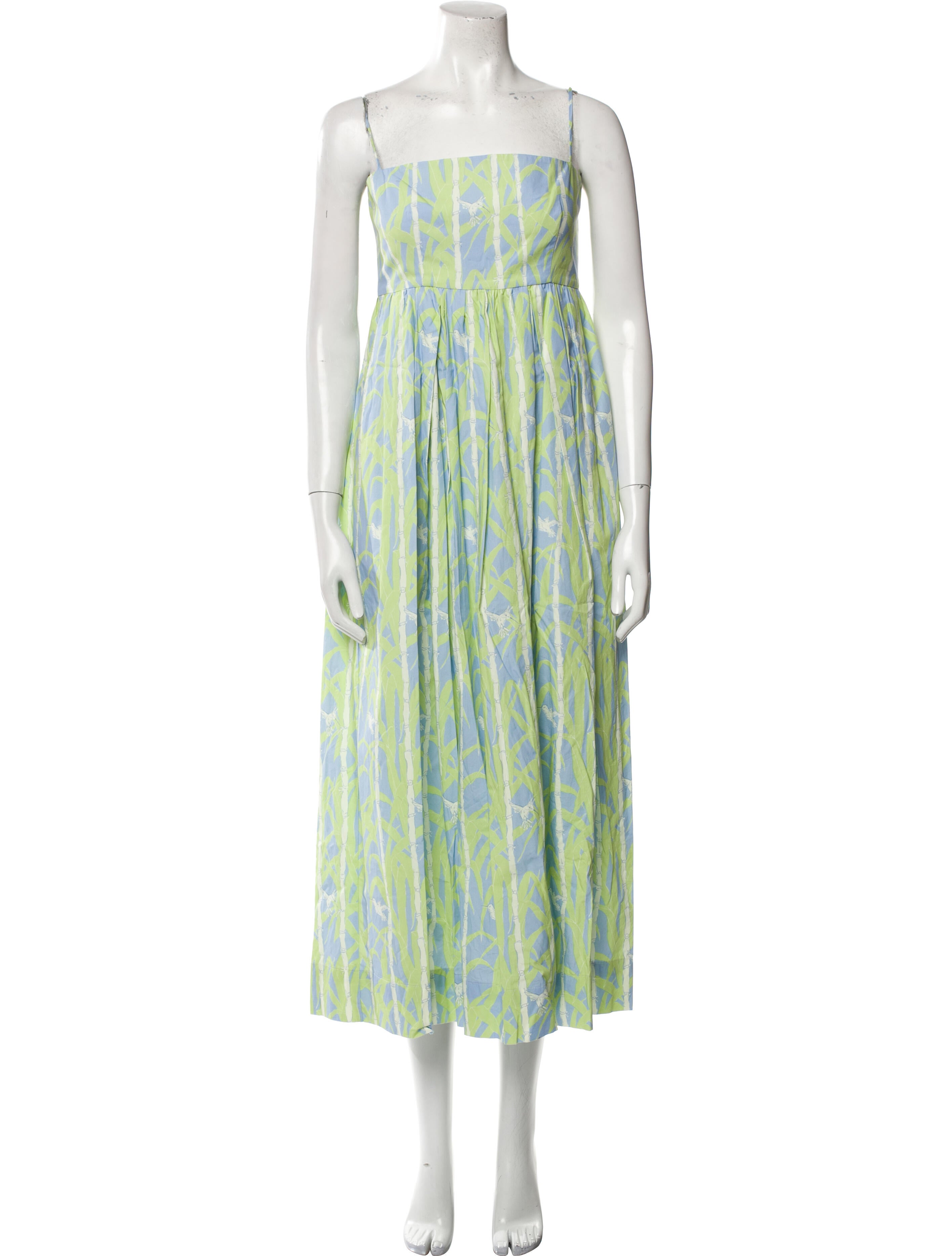 Coco Shop Printed Long Dress