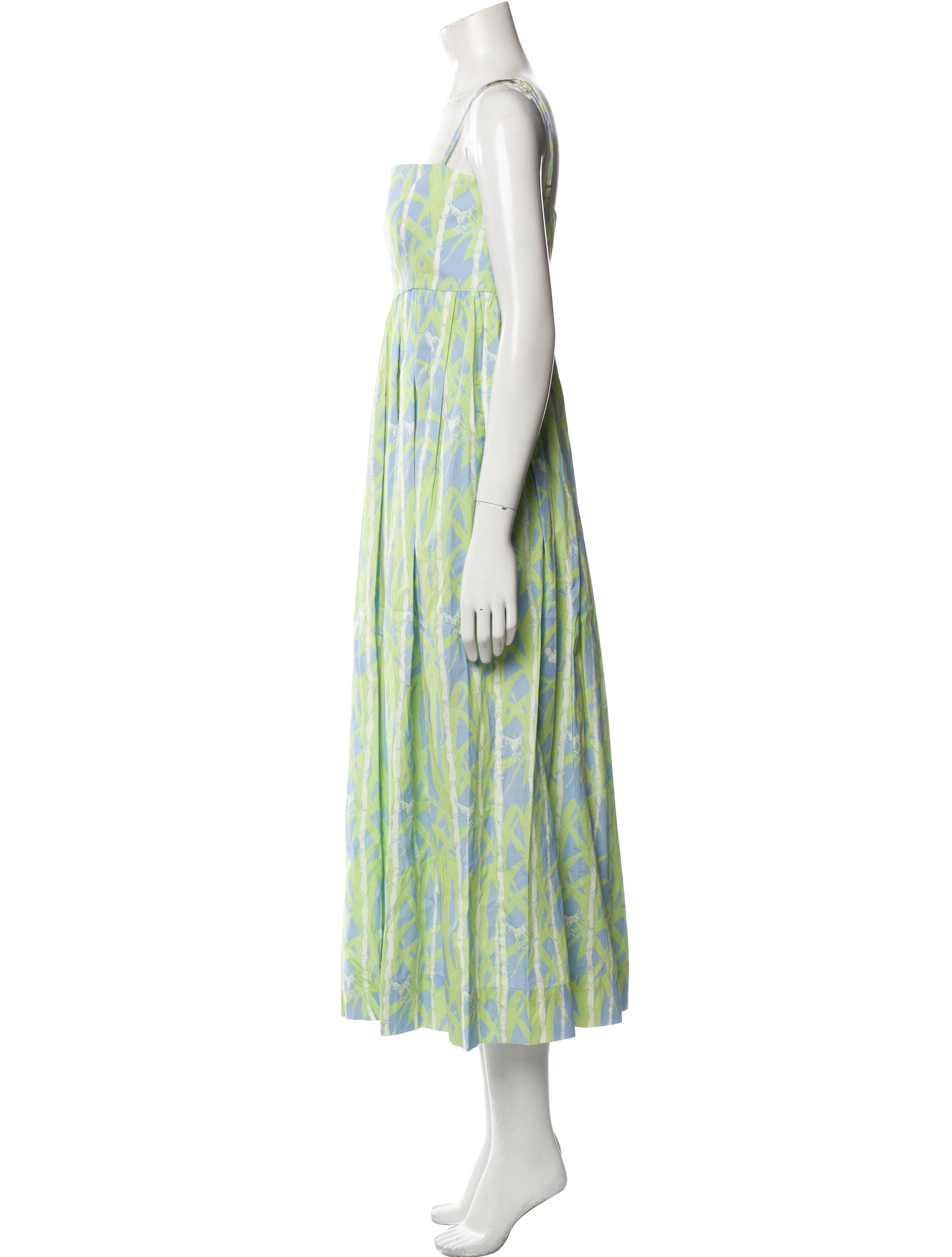 Coco Shop Printed Long Dress