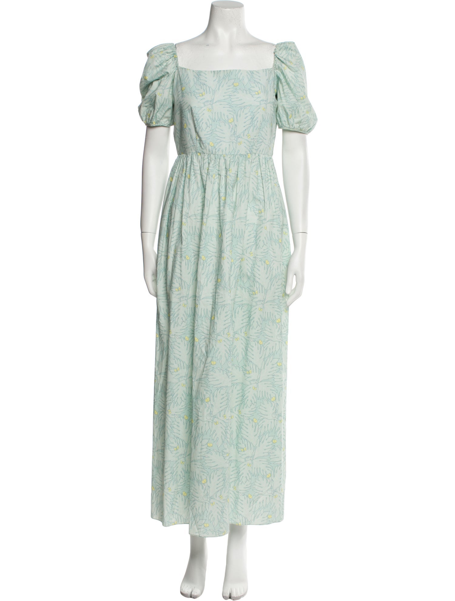 Coco Shop Floral Print Long Dress