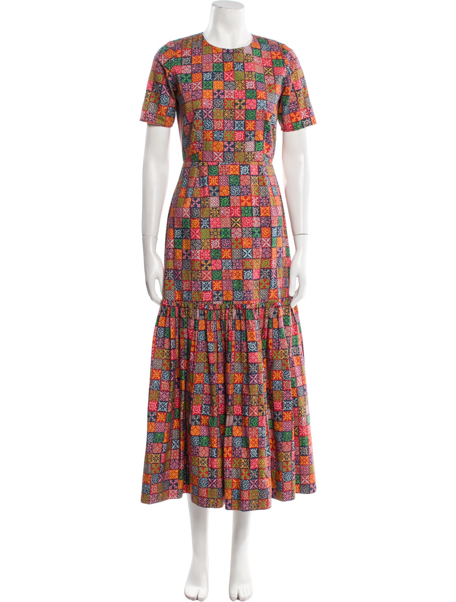 Coco Shop Printed Long Dress