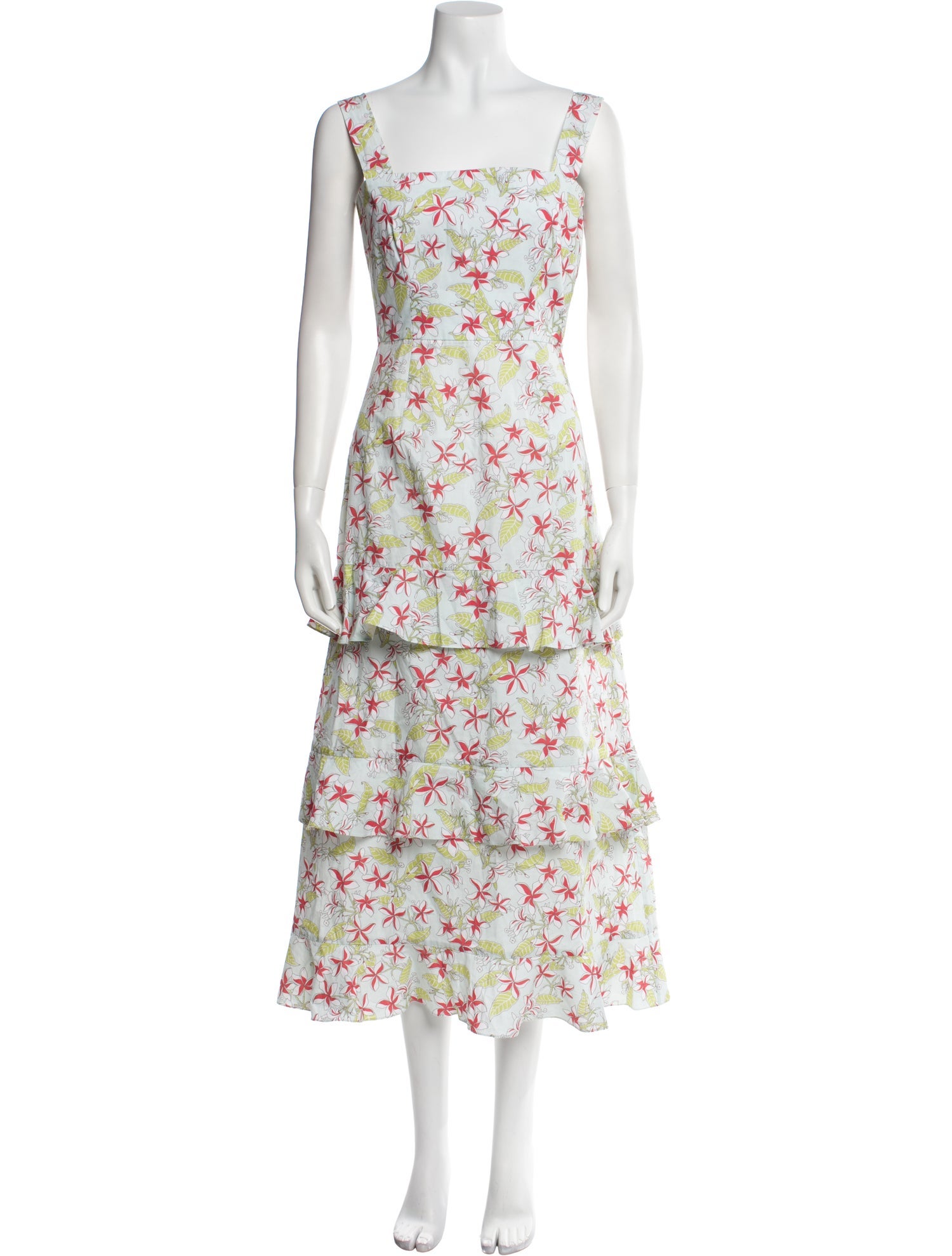 Coco Shop Floral Print Long Dress