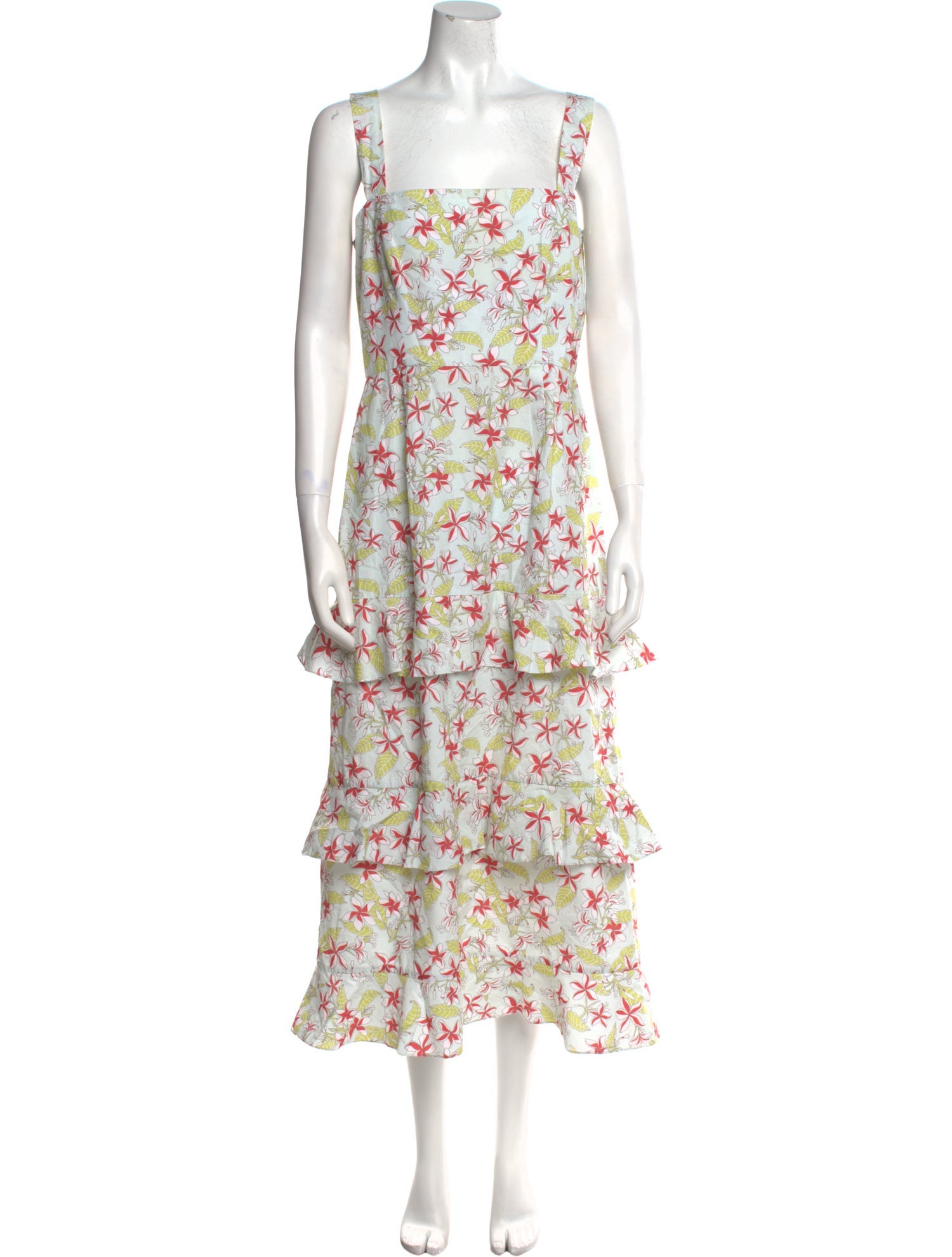 Coco Shop Floral Print Long Dress