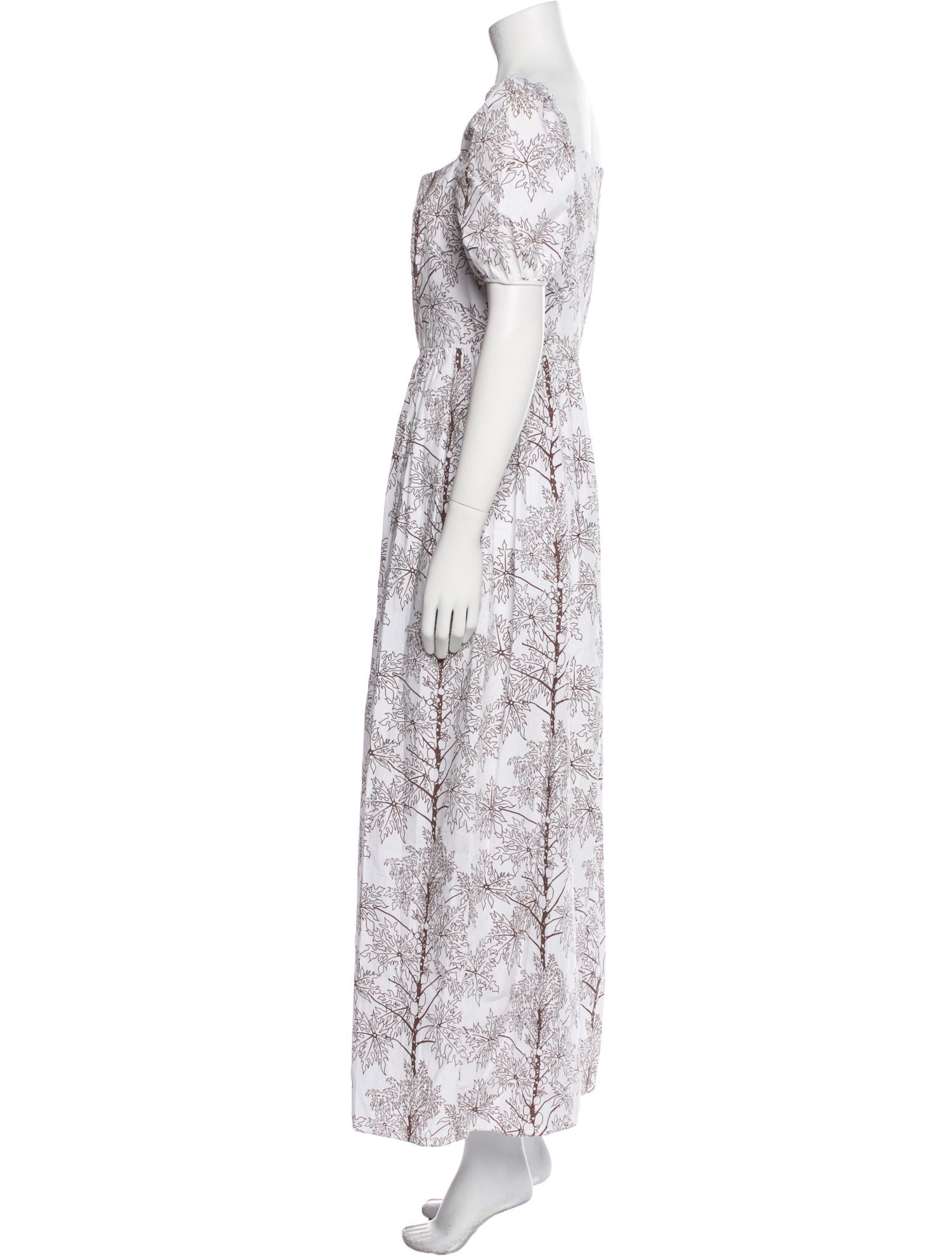 Coco Shop Printed Long Dress