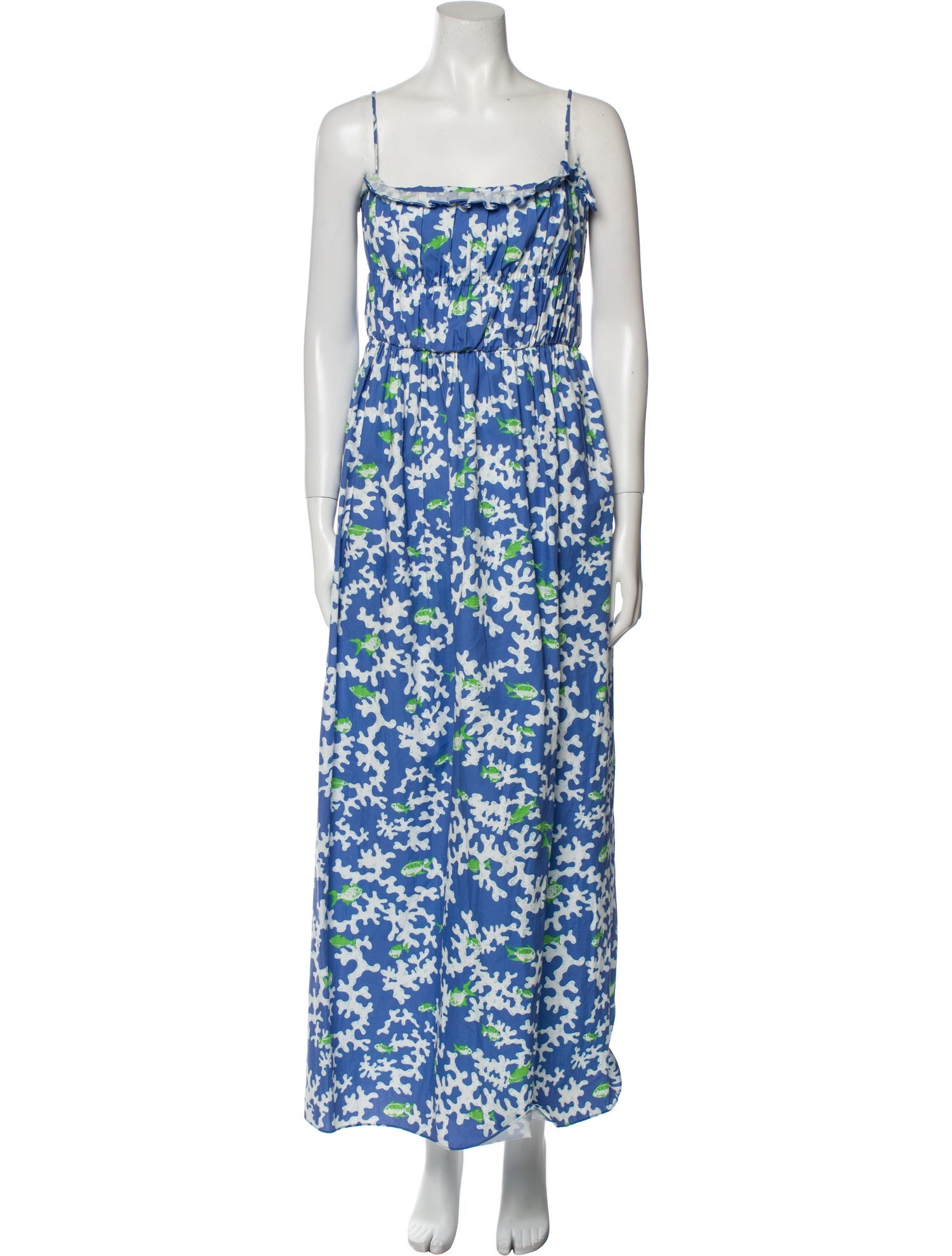 Coco Shop Floral Print Long Dress