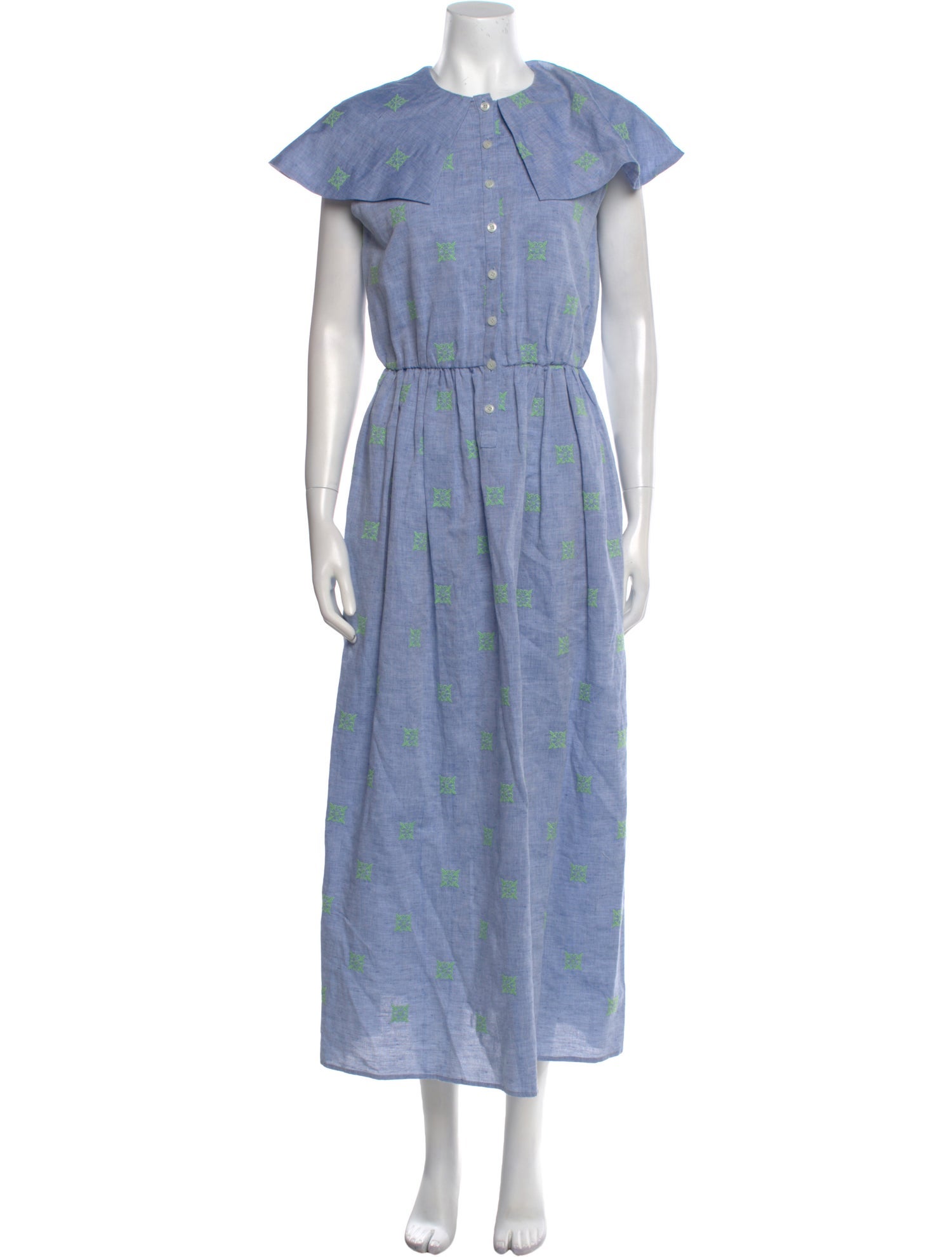 Coco Shop Printed Long Dress