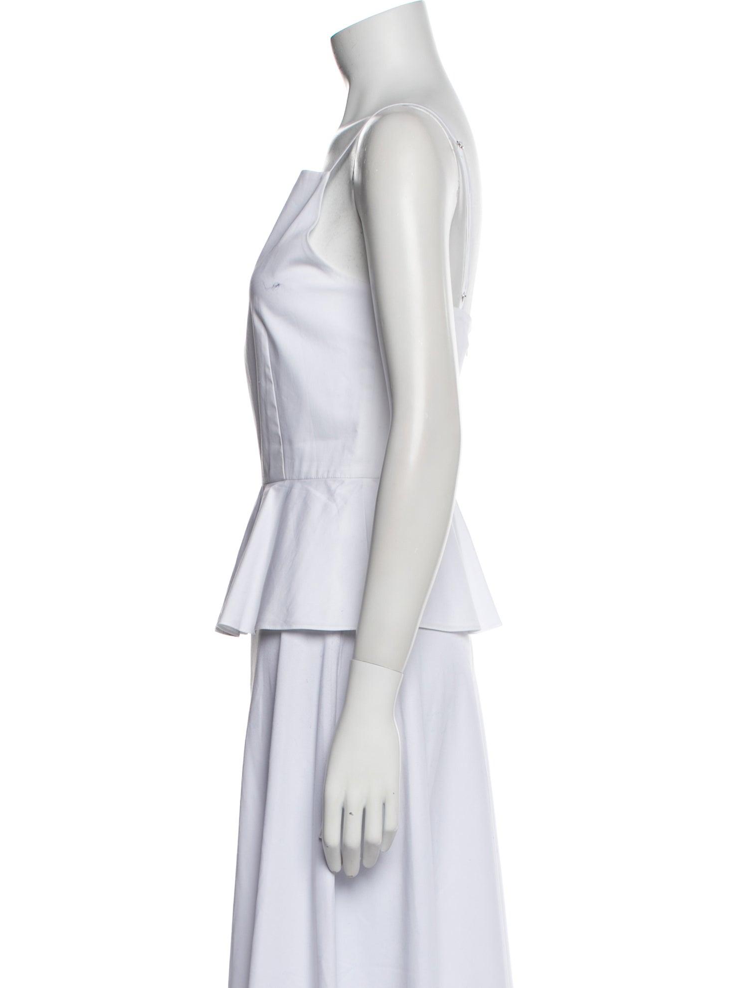 Coco Shop Square Neckline Sleeveless Crop Top