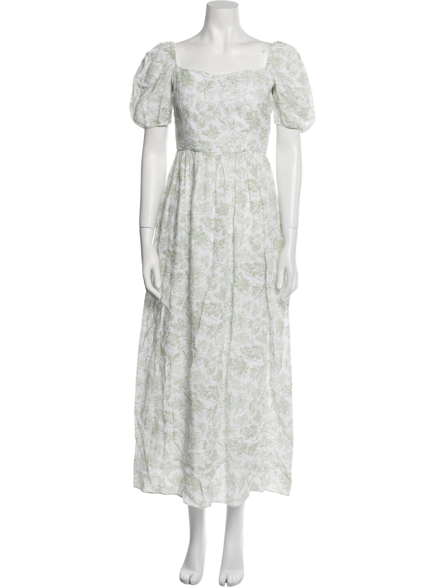 Coco Shop Floral Print Long Dress