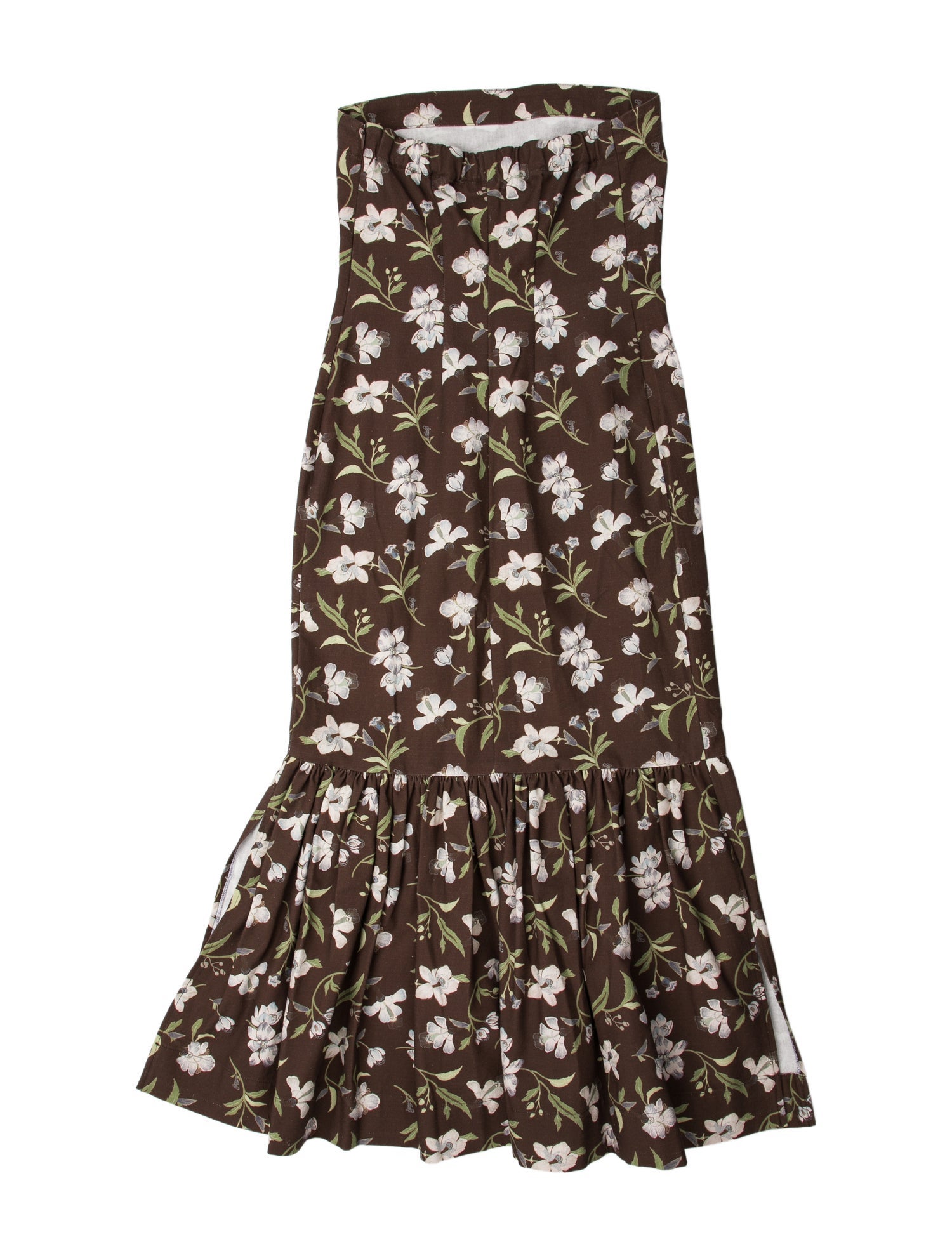 Coco Shop Floral Print Midi Length Dress