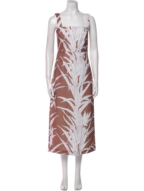 Coco Shop Printed Long Dress