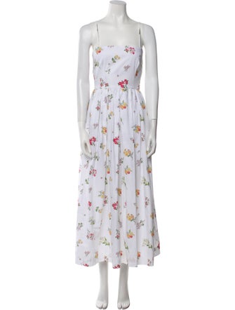 Coco Shop Floral Print Long Dress