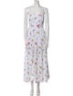 Coco Shop Floral Print Long Dress