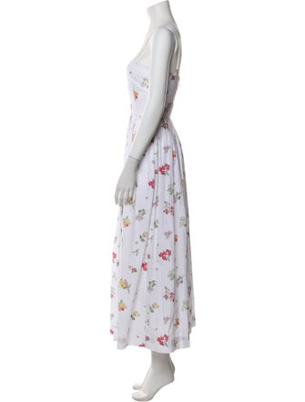 Coco Shop Floral Print Long Dress