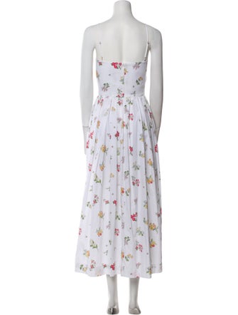 Coco Shop Floral Print Long Dress