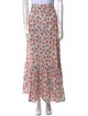 Coco Shop Floral Print Long Skirt