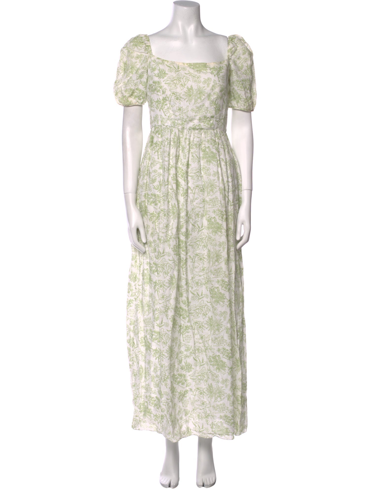 Coco Shop Floral Print Long Dress