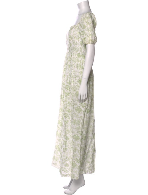 Coco Shop Floral Print Long Dress