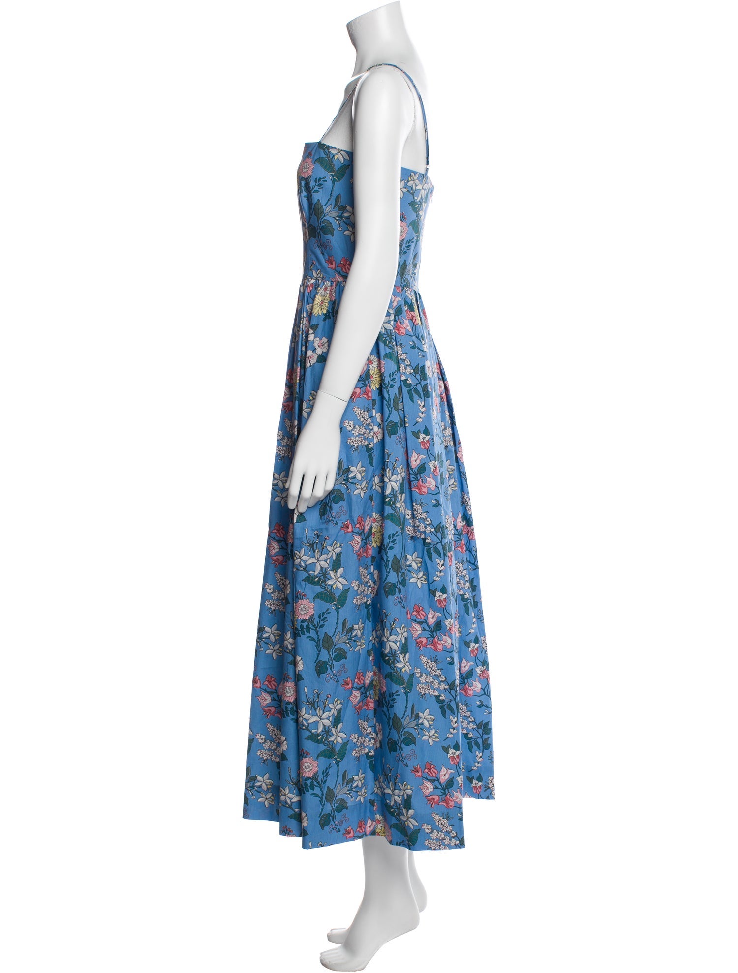 Coco Shop Floral Print Long Dress w/ Tags