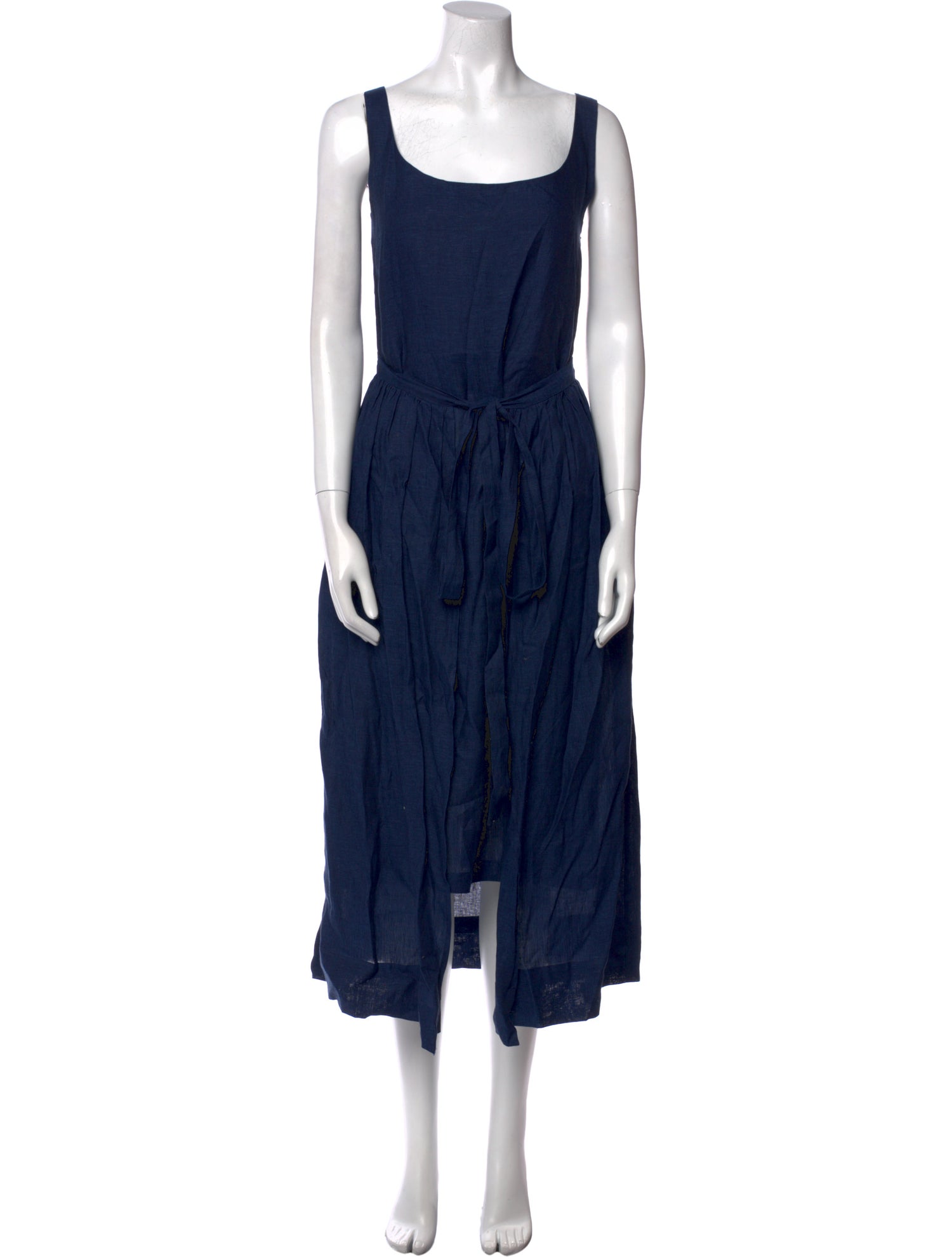 Coco Shop Linen Long Dress