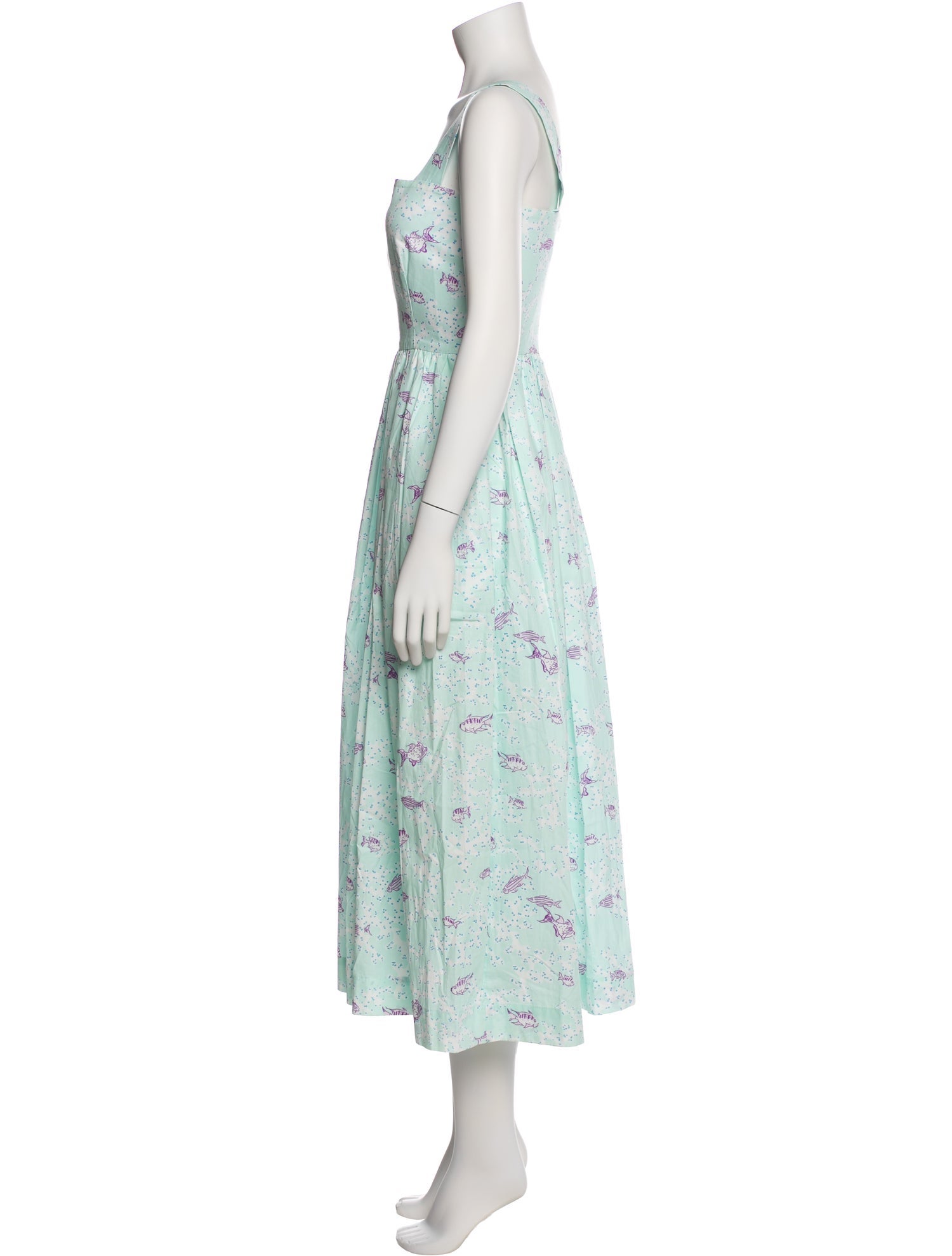 Coco Shop Floral Print Long Dress