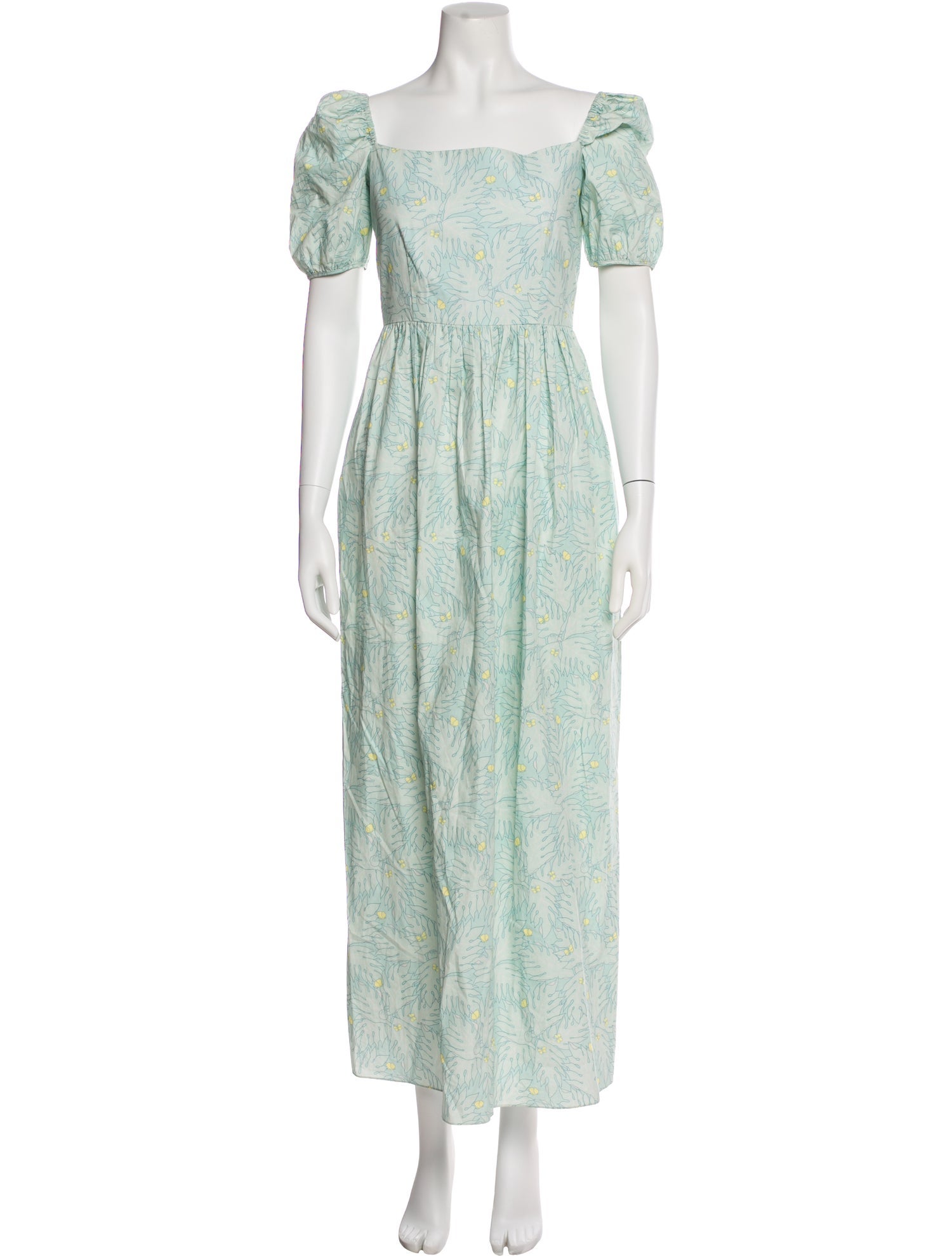 Coco Shop Floral Print Long Dress