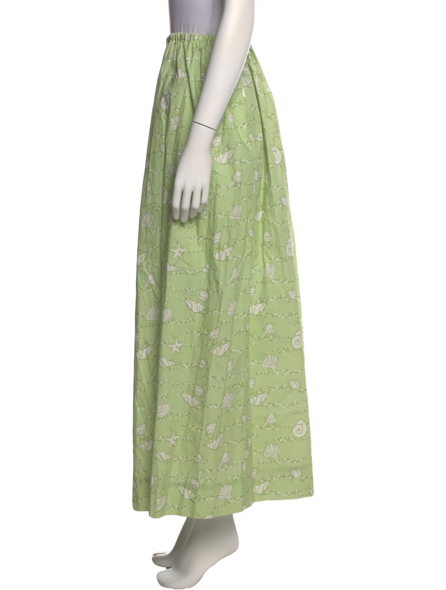 Coco Shop Printed Midi Length Skirt