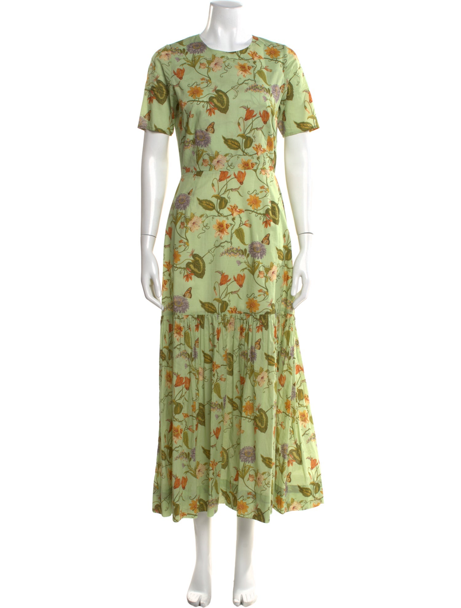 Coco Shop Floral Print Long Dress