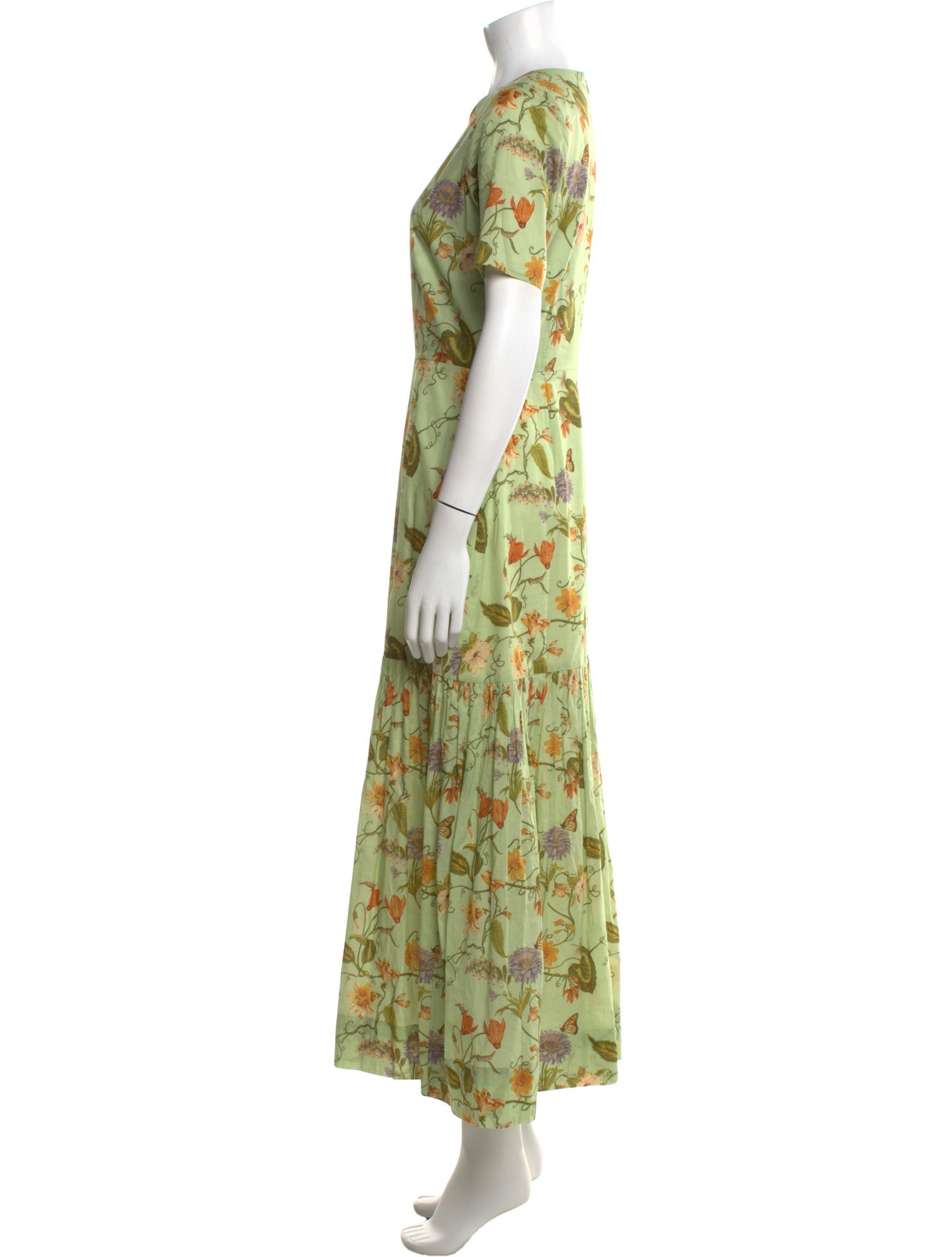 Coco Shop Floral Print Long Dress