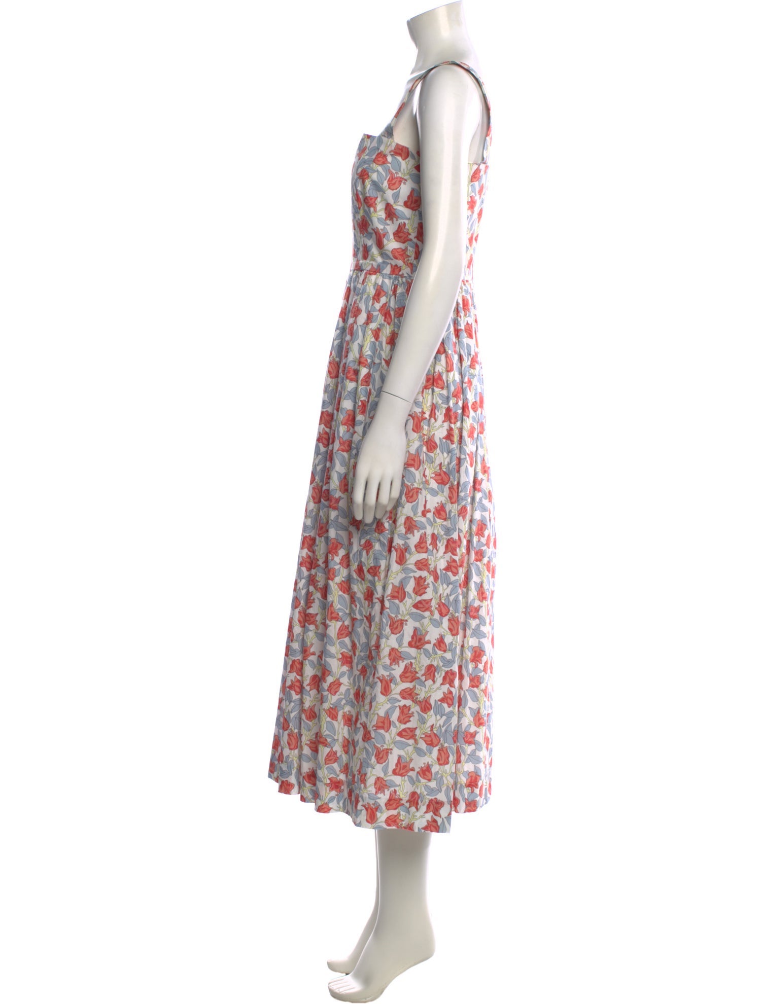 Coco Shop Floral Print Long Dress