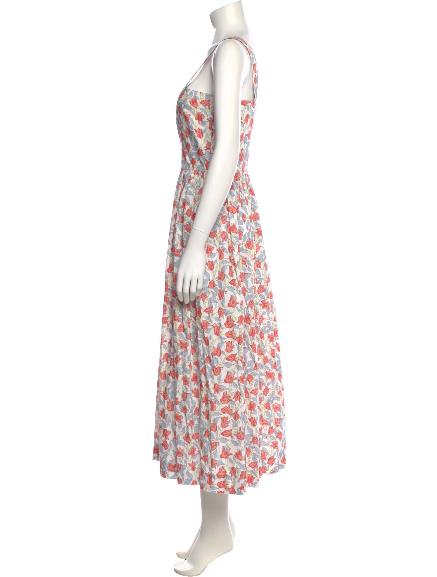 Coco Shop Floral Print Long Dress