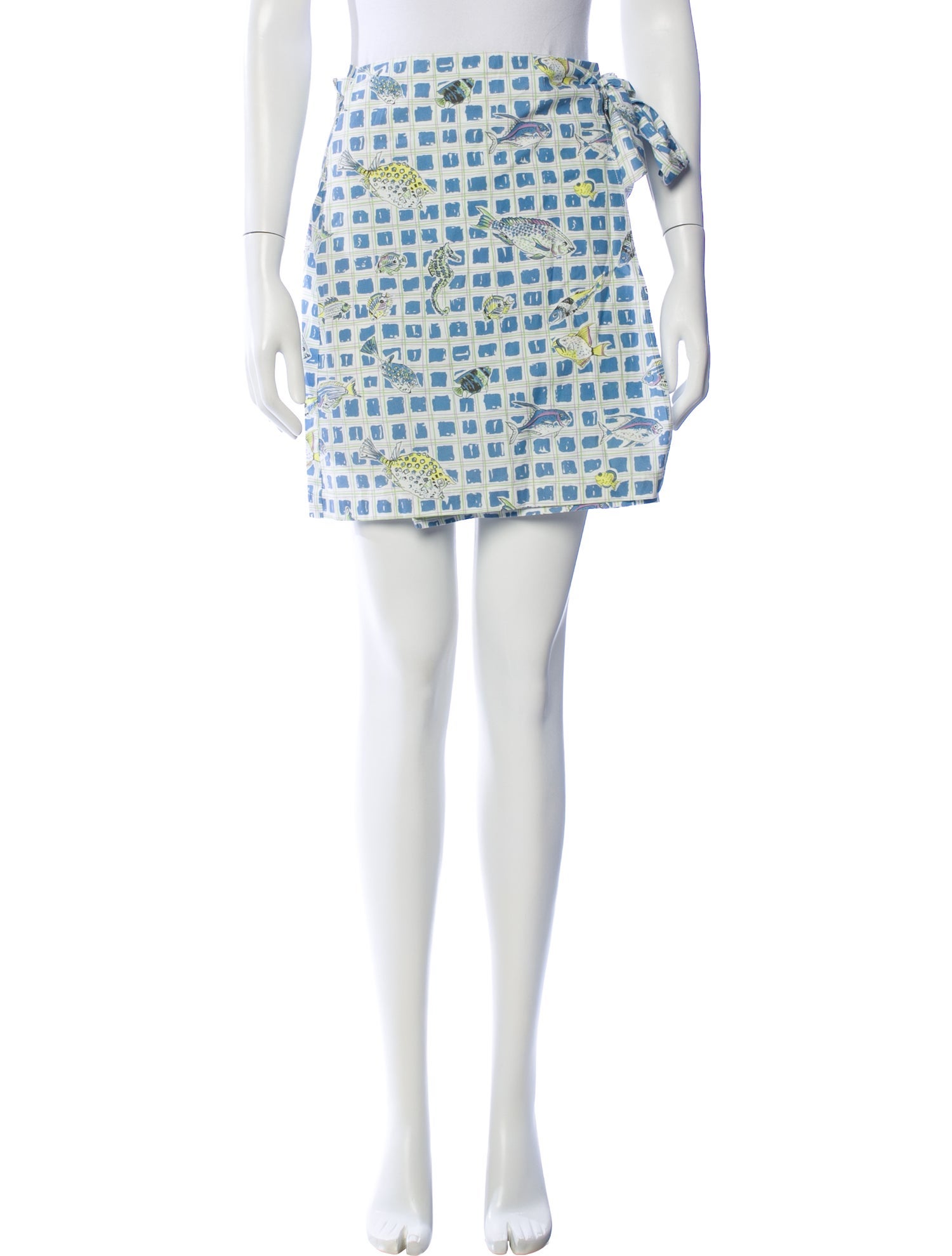 Coco Shop Printed Mini Skirt