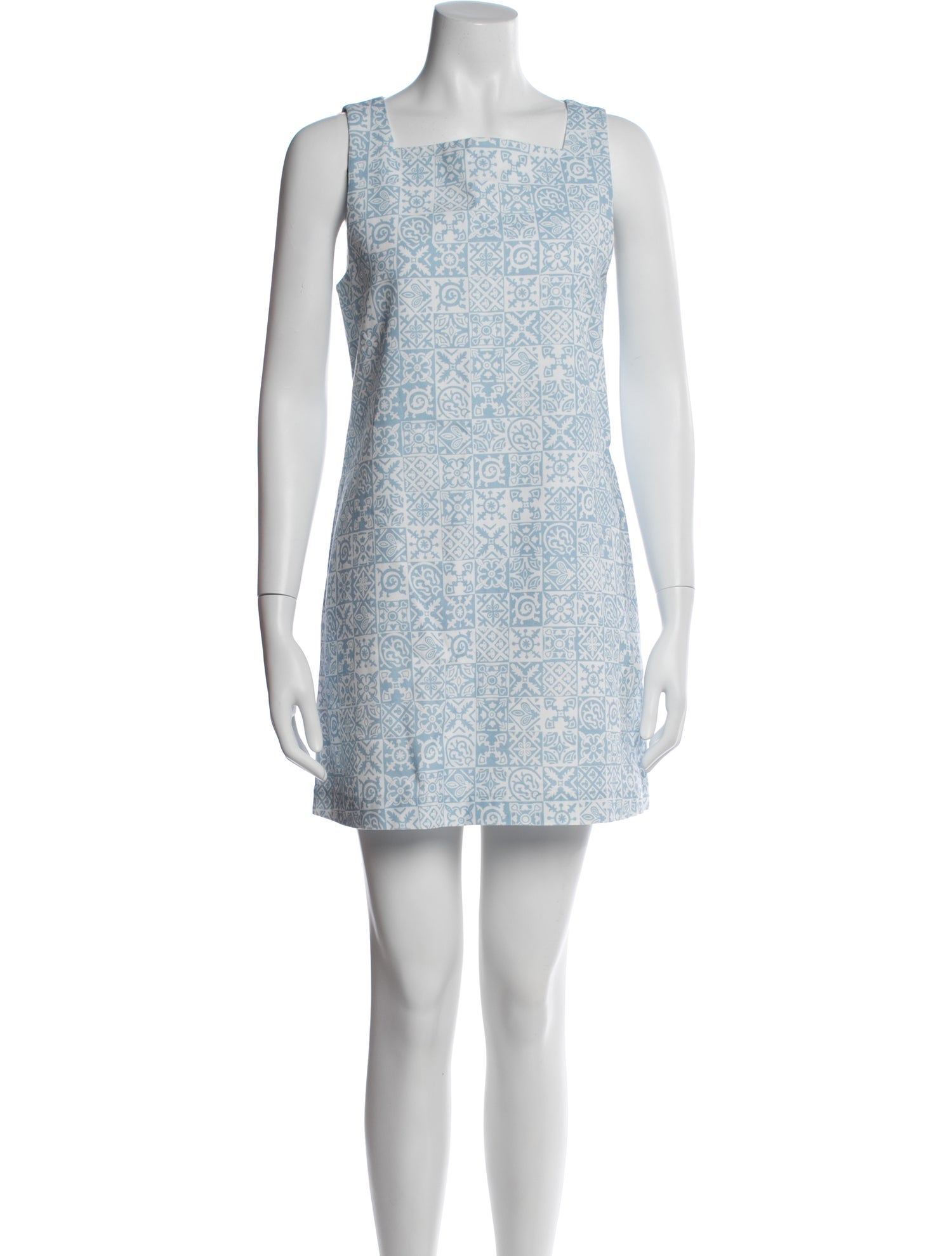 Coco Shop Lace Pattern Mini Dress