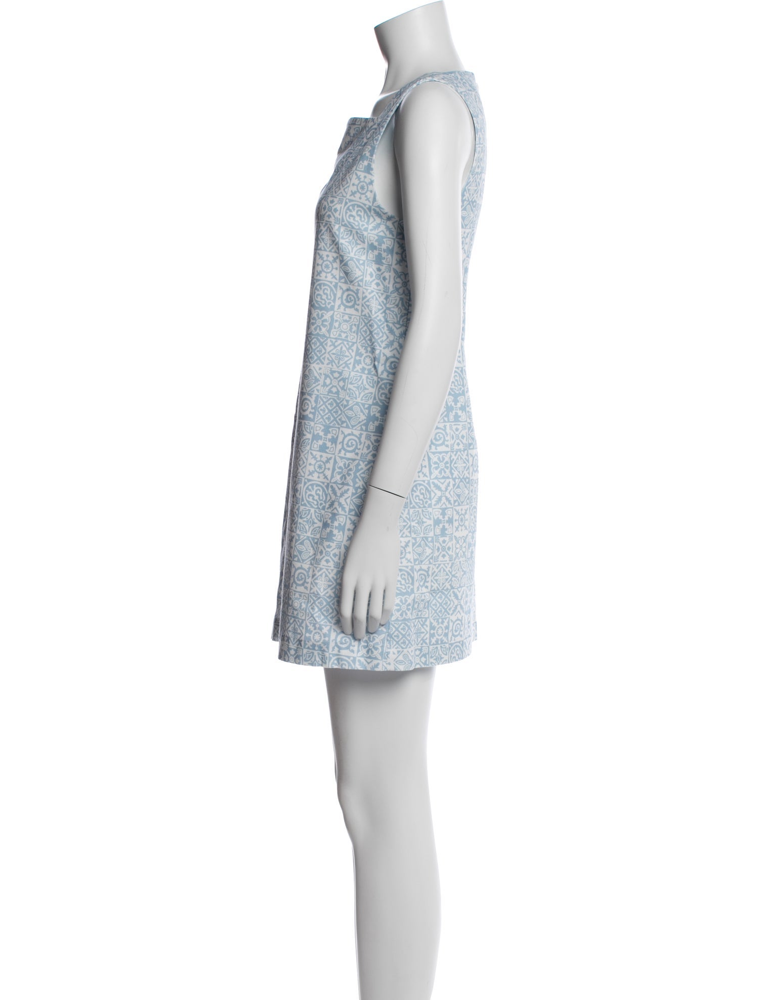 Coco Shop Lace Pattern Mini Dress