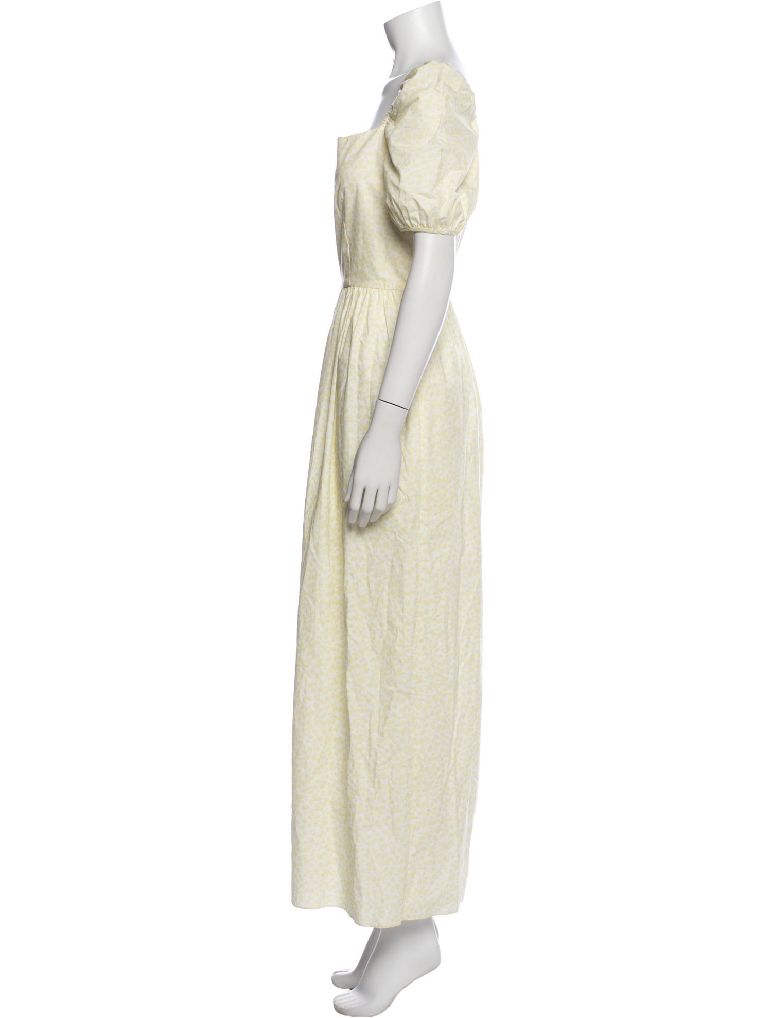 Coco Shop Square Neckline Long Dress