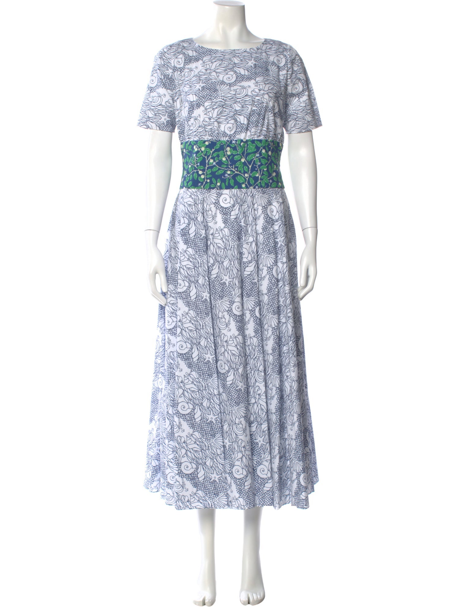 Coco Shop Printed Long Dress