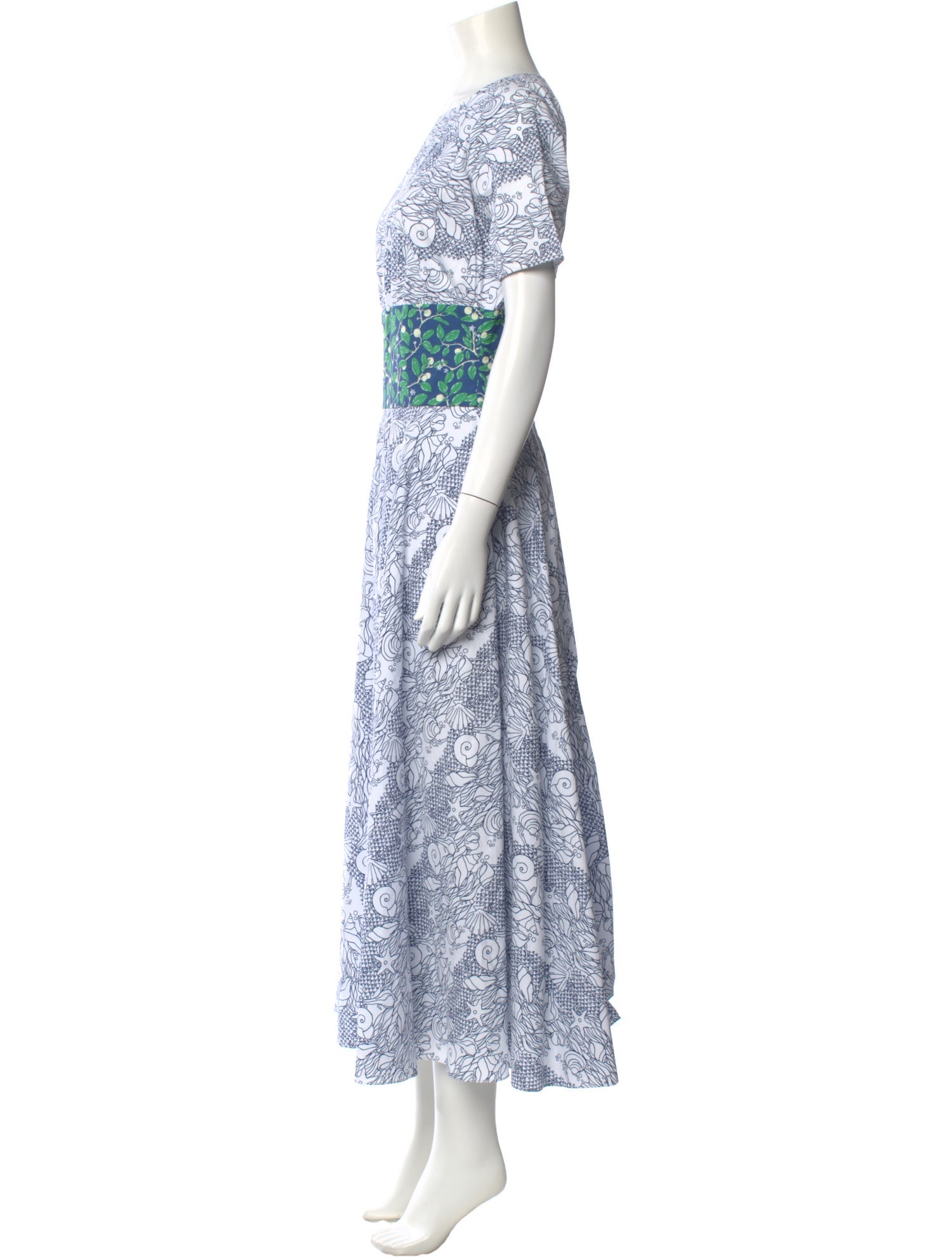 Coco Shop Printed Long Dress