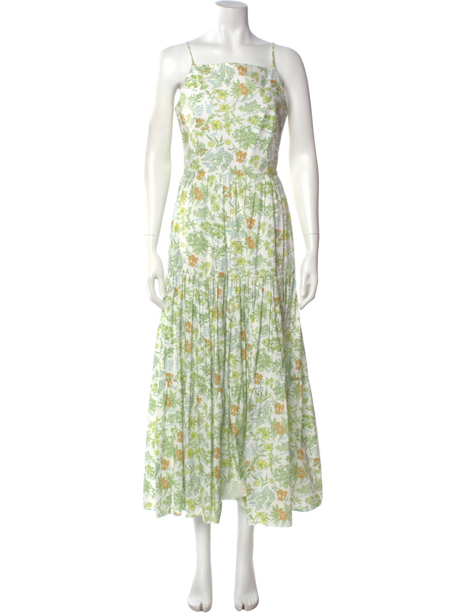 Coco Shop Floral Print Long Dress