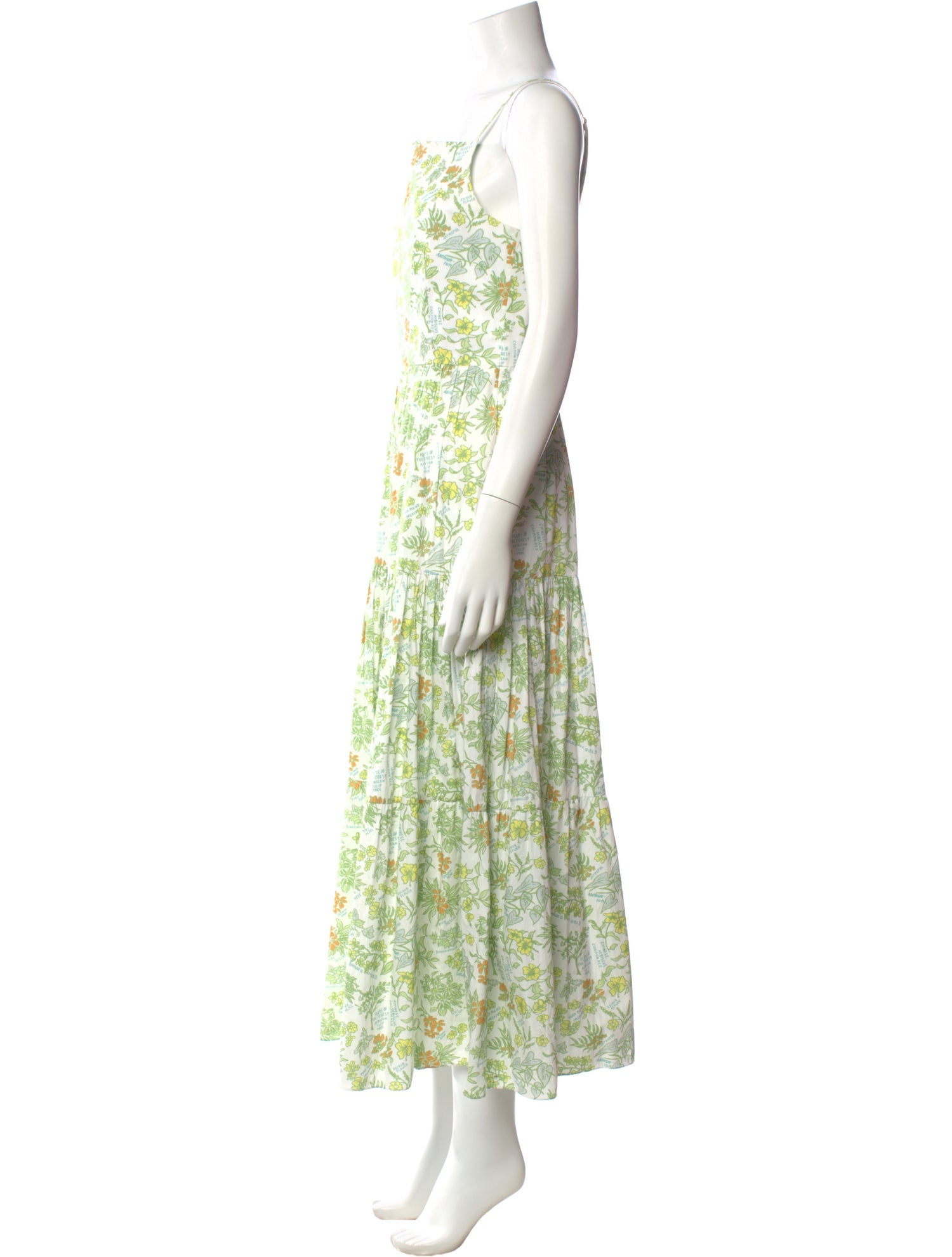 Coco Shop Floral Print Long Dress